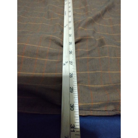 Orvis Shirt Long Sleeve Mens Large‎ Brown Check Shacket - Picture 6 of 6